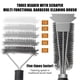 thumbnail image 4 of Barbecue Grill Cleaner Brush Safe Wire Bristles BBQ Cleaning Brush and Scraper Grilling Gifts for Men Dad Boyfriend, 4 of 5