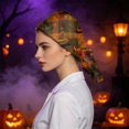 thumbnail image 5 of DORKASM Halloween Scrub Caps Women Caps Working Adjustable Tie Back Hats Ginger One Size, 5 of 6