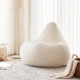 thumbnail image 1 of Costway Bean Bag Chair for Adults with Skin-friendly Corduroy Cover & Soft Sponge Filling Beige, 1 of 10