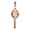 Rosegold, variant on Women's Analog Quartz Oval Watch: Removable Band Full Rhinestone Decor Bracelet Pearl Dial Wristwatch for Women - Versatile