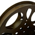 thumbnail image 6 of Bronze Metal Film Reel Decorative Sculpture with Elevated Block Base, 11" x 5" x 16", by DecMode, 6 of 17