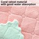 thumbnail image 3 of Paños de cocina de tela, paños de cocina de primera calidad, paños de cocina de terciopelo coral súper absorbentes, antiadherentes, lavables con aceite, de secado rápido, 3 of 6