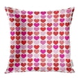 thumbnail image 1 of EREHome Red Abstract Valentine Hearts Pattern Pink Beauty Celebration Clip Color Day Pillowcase Cushion Cover 20x20 inch, 1 of 1