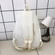 thumbnail image 4 of 3337 Mochila para Estudiantes Con Forma Pato Dibujos Animados Creativos (blanco) Blanco, 4 of 8