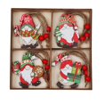 thumbnail image 1 of Adornos navideños LIUYMXG decoración de árboles de Navidad artesanías colgantes de madera estilo 1, 1 of 5