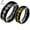 Silver, variant on Tungsten Carbide Wedding Band Ring Silver / Gold Freemason Masonic Inlay Forget Me Not Engraved 8MM