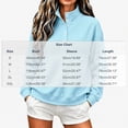 thumbnail image 4 of Sweatshirt for Women Qiggri Women's Waffle Knit Stand Collar Sweatshirt Half Button Long Sleeve Loose Pullover Top With Pockets Lightweight Fall Top XXL, 4 of 6