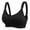 Black, variant on Penkiiy Women Nursing Bras Woman's Solid Color Ring Breast Feeding Comfortable Hollow Out Perspective Bra Underwear Blue Bras