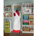 thumbnail image 3 of SINGER Adjustable Red Dress Form for Women| Sizes 4–10| 12 Dials| 360° Hem Guide| Tripod Stand, 3 of 9