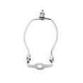 thumbnail image 3 of Pour Abat-Jour de Lampe de Sol Chrome Poli Forme U Solide M10 Trou Inférieur, 3 of 3