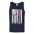 thumbnail image 2 of Survivor Awareness Flag Awareness Mens Graphic Tank Top, Navy, Large, 2 of 3