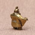 thumbnail image 3 of Solid copper Taiyi real person decoration piece retro artifact miniature carving, 3 of 8