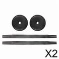 thumbnail image 1 of 2x2 Correas De Cuero Con Almohadillas Para Reparar El Mango De Cuero Sintético De Los Platillos Musicales, Color Negro., 1 of 8