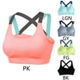 thumbnail image 2 of Necvior Women for Cross X-Back Sports Bra Seamless Removable Padded Workout Vest Underwe, 2 of 16