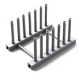 thumbnail image 1 of Bgsha Detachable Dish Rack, Stainless Steel Dish Drying Rack with Removable Cutlery Holder, Anti Rust Plate Rack, Small Sink Drainer for Sink or Kitchen Countertop, 1 of 10