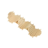Unique Bargains 1 Pc Fashion Hearts Hair Clips for Home Gold Tone