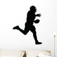 thumbnail image 1 of Football Silhouette Wall Decal by Wallmonkeys Peel and Stick Graphic (36 in H x 27 in W) WM123137, 1 of 4