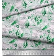thumbnail image 3 of Soimoi Rayon Fabric News Paper & Women Fashion Print Sewing Fabric Yard 56 Inch Wide, 3 of 3