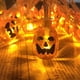 thumbnail image 4 of Guirnalda de luces LED con forma de calabaza, para Halloween, con temática de calabaza (amarilla), 4 of 5