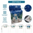thumbnail image 6 of Blue Christmas Table Runner 60 Inches Long Farmhouse Dress Scarves, Xmas Snowman Pine Trees Elk Snowflake Dining Tablerunner for Coffee Table/Kitchen Island/Party Décor, 13" x 60", 6 of 8