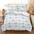 thumbnail image 1 of 3D Cartoon Animal Bears Stars Pattern Quilt Cover Set Bedding Set Duvet Cover, 1 of 3
