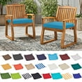 thumbnail image 4 of 17.7" Waterproof Outdoor Patio Square Cushion Covers with Zippers â Non- Sofa & Couch Slipcovers for Garden, Backyard, Wicker Furniture â Durable Weather-Resistant Replacement Covers Jujube Red, 4 of 4