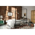 Novogratz Marion Canopy Bed, Full, Black