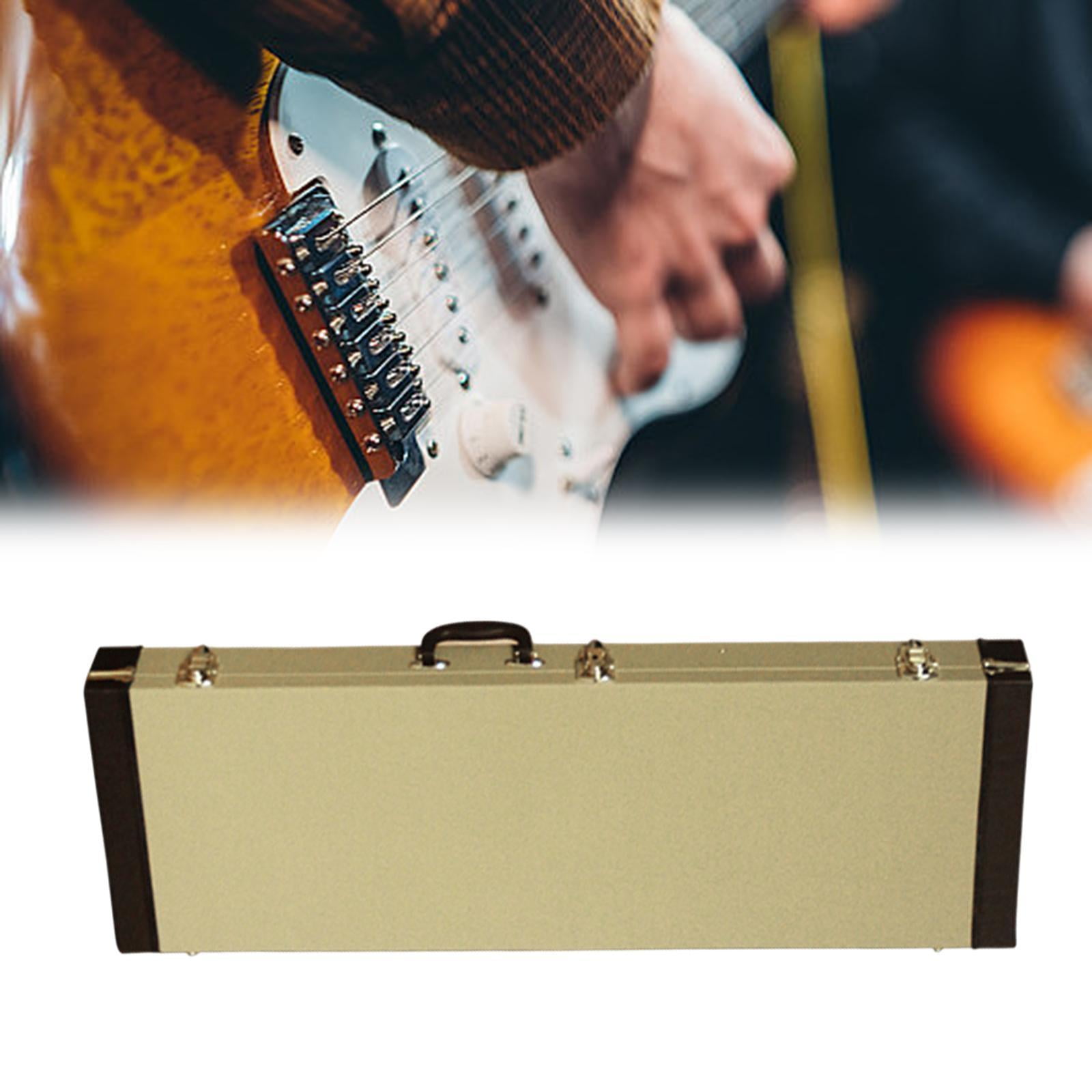 LeeQinersw Electric Bass Case Locking Latch Dustproof with Handle Hard Shell Black Lining