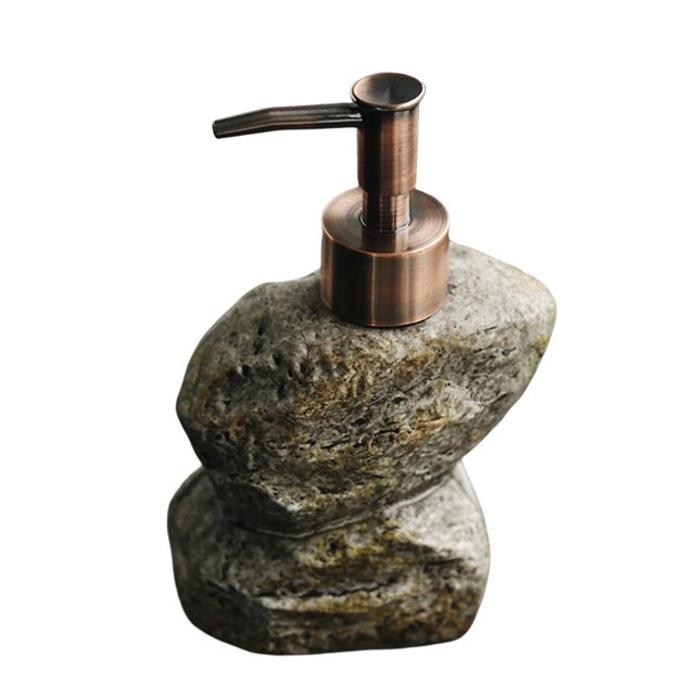 Dispensador de jabón de cerámica, contenedor de jabón líquido, bomba recargable tipo para baño de cocina de Hotel C Macarena Dispensador de jabón