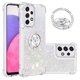 thumbnail image 1 of Funda para Samsung Galaxy A33 5G con Brillo Líquido Flotante, Purpurina, Parachoques y Anillo Giratorio Soporte, 1 of 5
