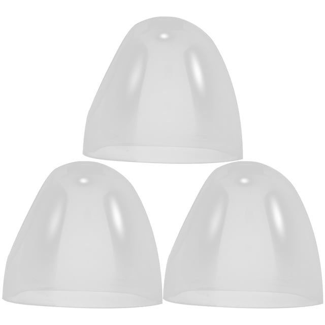 3 tapas transparentes para biberones de bebé, tapas de plástico para biberones de leche, tapas de repuesto para biberones.