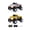 Yellow,Gray, variant on 1/64 Mini Monster Truck, 2.4G Proportional Alloy RC Car Off-Road Truck, Phone App Remote, 3-Speed Control, Miniature Racing cars for Adult