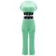thumbnail image 3 of ICHUANYI Clearance Women's Plus Size Solid Short Sleeve Round Neck Bandage Pullover Leisure Tops + Long Pants Set ICHUANYI "ICHUANYI", 3 of 4