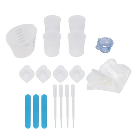 

Silicone Measuring Cups for Epoxy Resin Resin Supplies with 250&100Ml Silicone Cups Epoxy Mixer Color Cups Mixing Tools
