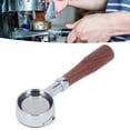 thumbnail image 1 of 58mm Bottomless Coffee Portafilter with Single Layer Screen, Wooden Handle for Expobar, , Rancilio, 1 of 7