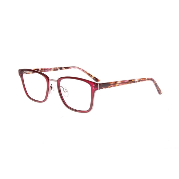 New Designer Inspired SUCCESS SS-504 Burgundy & Tortoise Eyeglasses 51mm w/Case