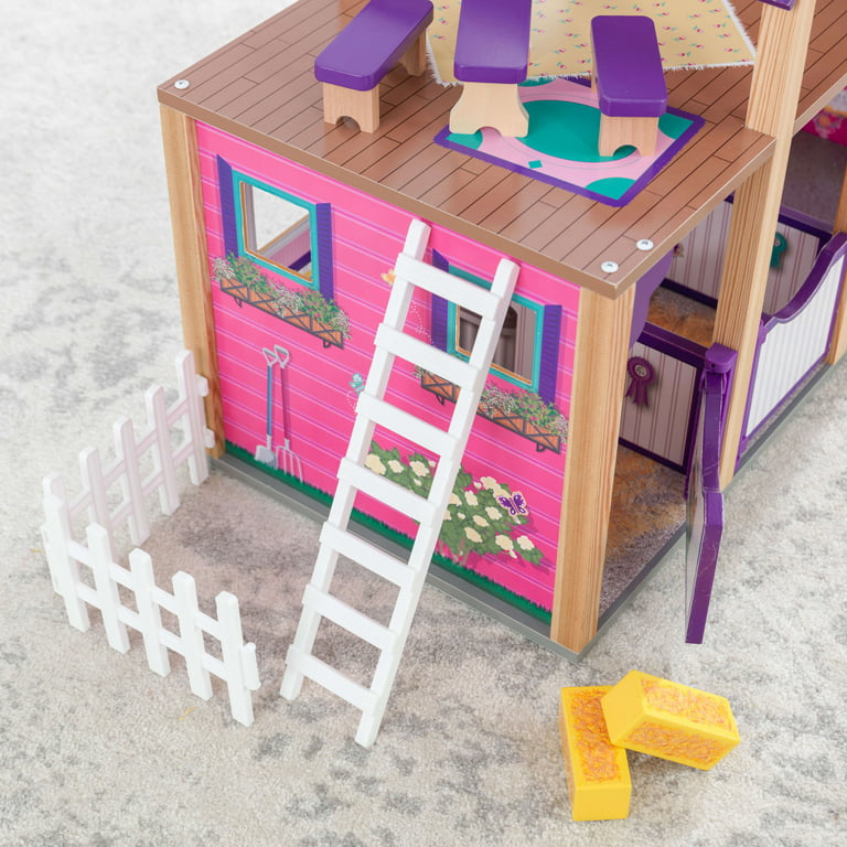 Grand Horse Stable & Dollhouse with EZ Kraft Assembly™ - KidKraft Europe