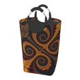 thumbnail image 1 of DouZhe 50L Rectangular Laundry Basket, Spiral Intricate Gold Fractal Prints Waterproof Foldable Laundry Hamper with Aluminum Handles, 1 of 6