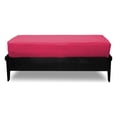 thumbnail image 2 of Premium Cotton/Polyester Futon Cover by Prestige Furnishings - Solid Collection - Solid Pink - Twin Ottoman Size (39" x 21"), 2 of 6