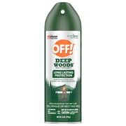OFF! Deep Woods Insect Repellent Spray with DEET, Mosquito & Tick Bug Spray, 8 Hr, 6 oz
