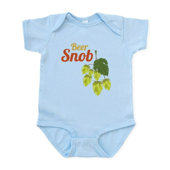 CafePress - Beer Snob Infant Bodysuit - Baby Light Bodysuit, Size Newborn - 24 Months
