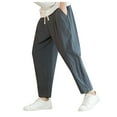 thumbnail image 1 of Mens Fashion Loose Casual Nine Point Trousers, 1 of 6