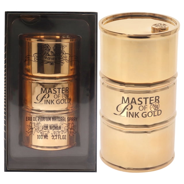 Master of Pink Gold por New Brand para mujer - 3.3 oz EDP Spray