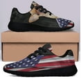 thumbnail image 3 of Chihuahua Dog American flag Shoes Sneakers Black Size 10.5, 3 of 7