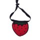 thumbnail image 1 of Baberos para perros y gatos, bufanda, collar, ajustable, para mascotas, lindo pañuelo con forma de corazón (fresa M), 1 of 3