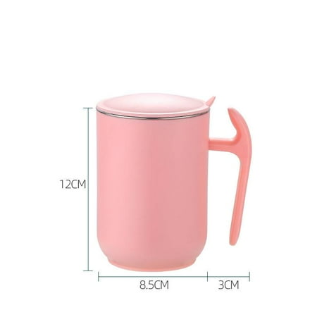 

Thermos Flask Double Wall Wide-mouth Heat Resistant Double With Lid Cup For Home Office Drinking Cup Thermal Mug 400ml Mug