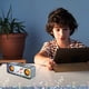 thumbnail image 4 of ¡No lo Dejes Pasar!, Altavoz Bluetooth inalámbrico mecánico transparente de doble altavoz para computadora doméstica Lámpara colorida Película de vibración de acero Audio Akmoler, 4 of 8