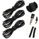 thumbnail image 5 of Cable de audio profesional de 4pcs 3.5mm Macho al cable de nylon masculino Cable auxiliar, 5 of 5