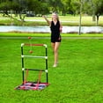 MD Sports 2 in 1 Tailgate Ladder Toss and Bean Bag Toss Combo Game