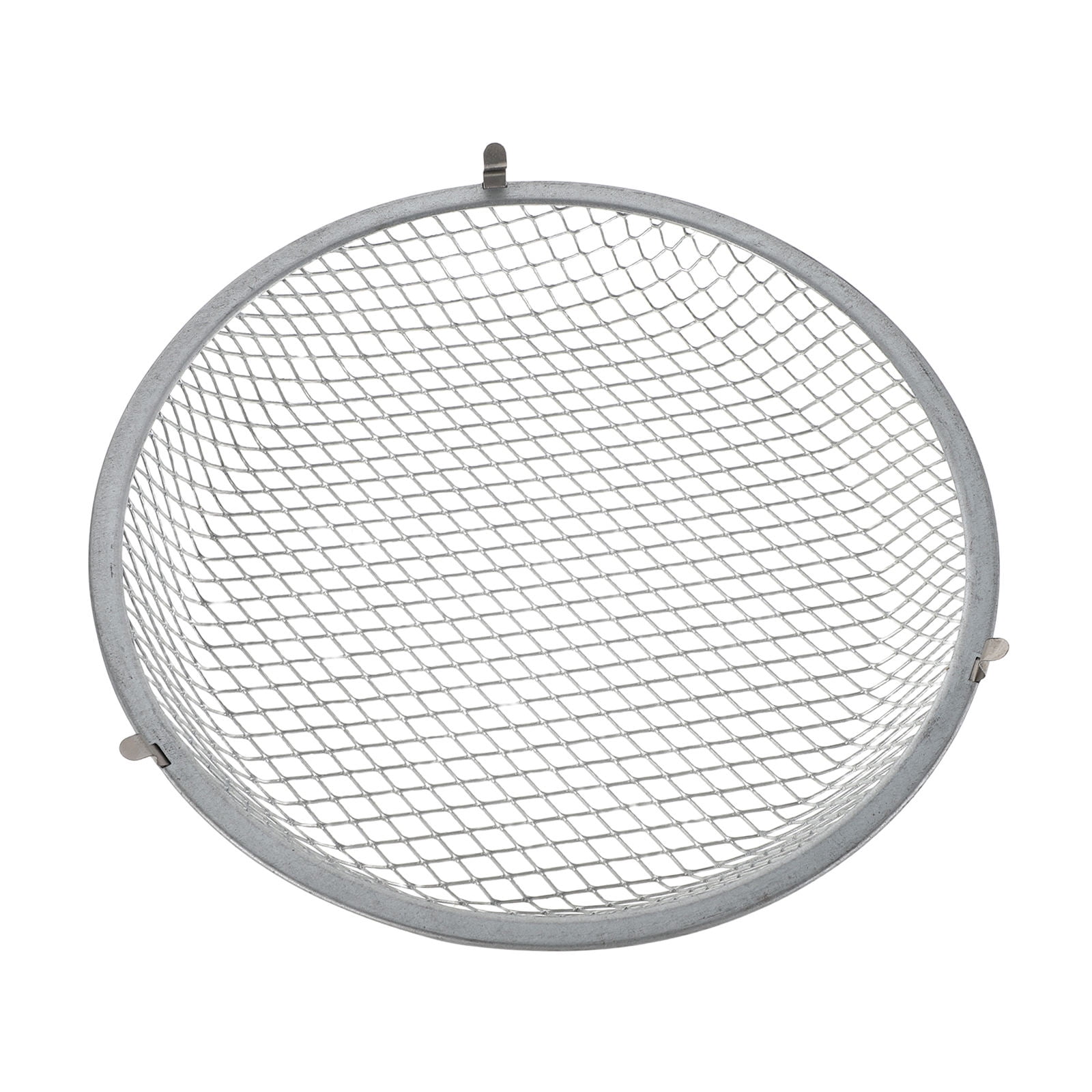 FOMIYES Reptile Heat Lamp Guard Heat Resistant Stainless Steel Plated Silver for Amphibian Enclosure Safety